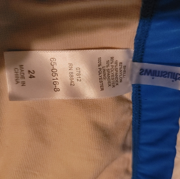 Electric blue swim bottoms ♡ - Picture 4 of 4